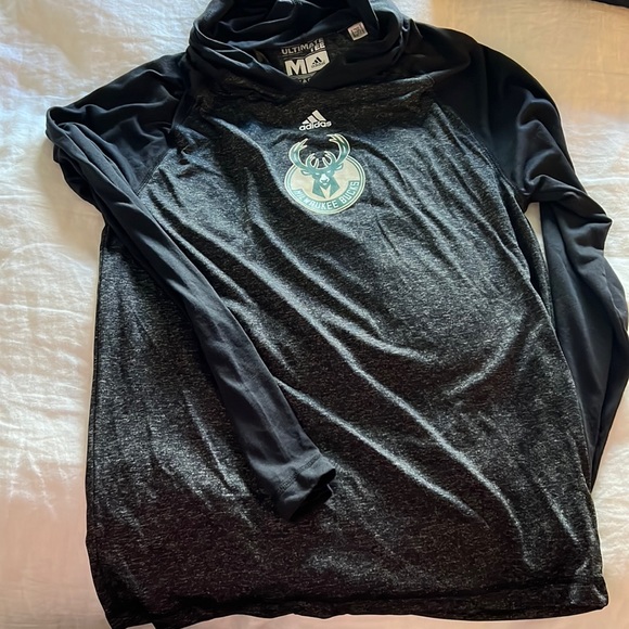 adidas Shirts Milwaukee Bucks Adidas Coaching Staff Warm Up Shirt